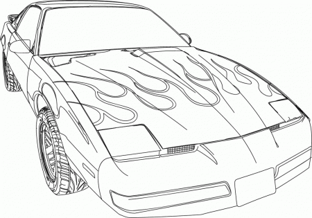 Fast And Furious Coloring Page