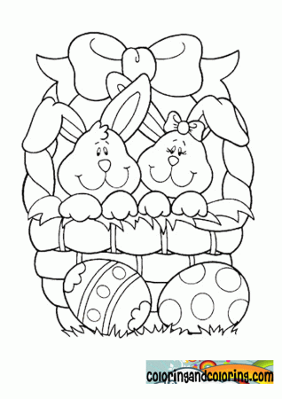 Easter Bunny Coloring pages | easter bunny colouring pages | bunny ...