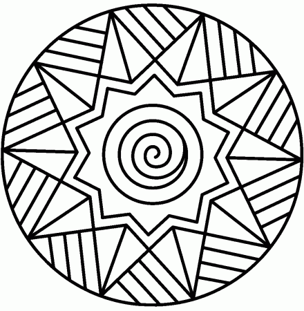Printable Mandalas - Coloring Pages for Kids and for Adults