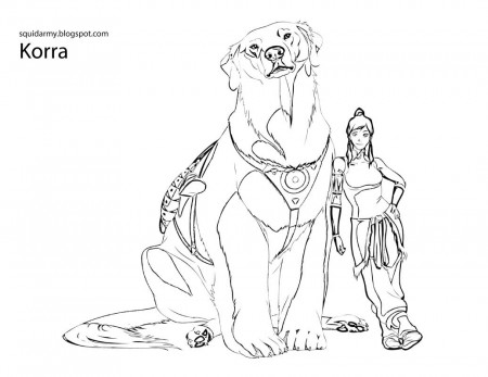 Avatar Legend of Korra Coloring pages - Squid Army