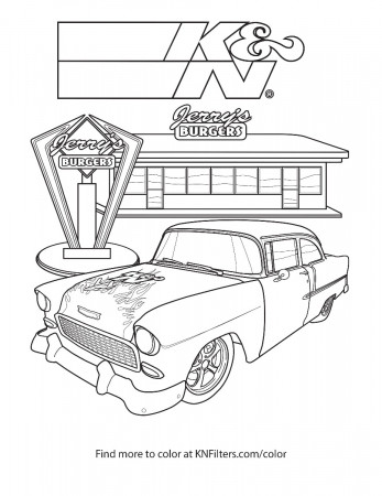 K&N Printable Coloring Pages for Kids