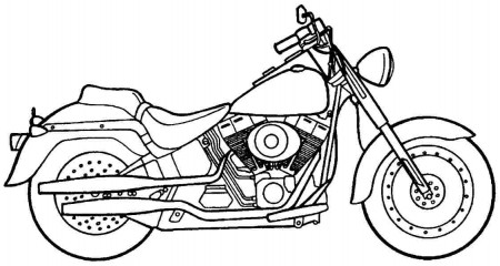 The best free Motorbike coloring page images. Download from ...