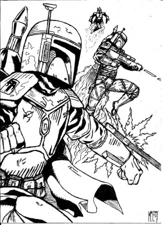 Boba Fett Coloring Pages - GetColoringPages.com