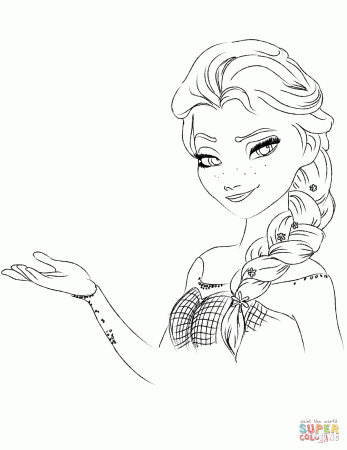 Coloring Pages : Elsa From Frozen Coloring Page Pages Pdf ...