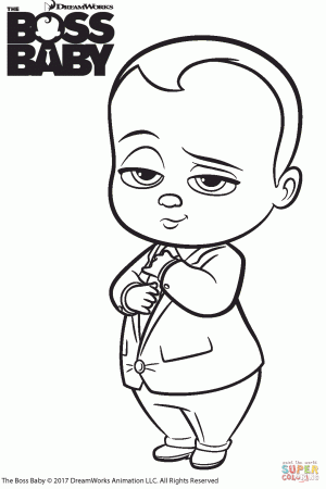The Boss Baby coloring page | Free Printable Coloring Pages