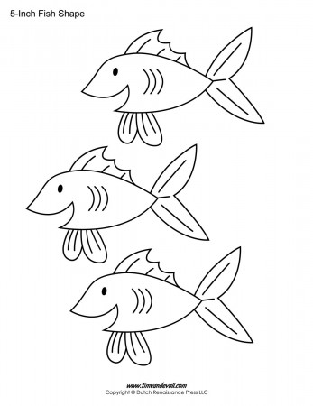 Fish Shape Template | Free Coloring Pages on Masivy World