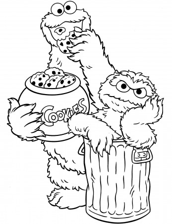 Sesame Street Coloring Pages Free Printable Coloring Pages 12607 ...