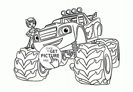 Coloring pages ideas : Blaze Colorings Pdf Download And The ...