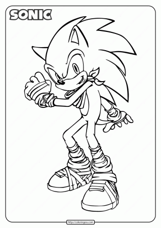 Free Printable Sonic Pdf Coloring Page | Cartoon coloring pages, Super coloring  pages, Coloring pages