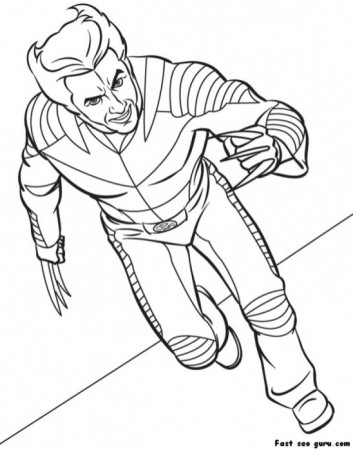 20+ Free Printable Wolverine Coloring Pages - EverFreeColoring.com