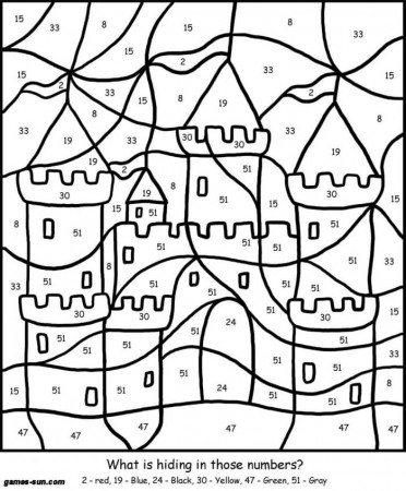 Place Value coloring pages