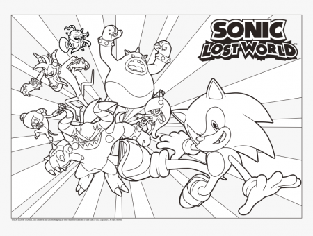 Sonic Mania Coloring Pages, HD Png Download , Transparent Png Image -  PNGitem