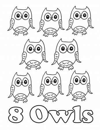 Free Animal Numbers 1-10 Preschool Coloring Pages — Stevie Doodles Free  Printable Coloring Pages