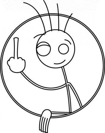 Gurney Stickman Coloring Page - Free Printable Coloring Pages for Kids