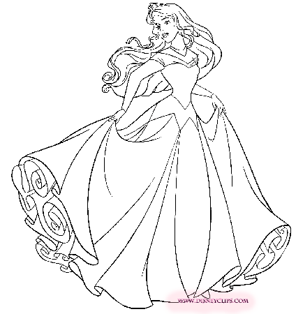 Beauty Princess Coloring Pages - Coloring Pages For All Ages