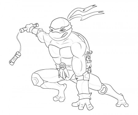 Classic Ninja Turtles Coloring Pages - Coloring Pages For All Ages