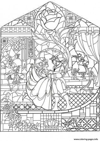 Print adult prince princess art nouveau style Coloring pages