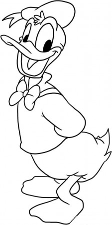 Donald and Deasy Duck Coloring Pages | Color Udin