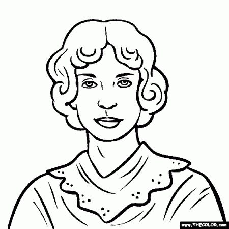 Emily Dickinson Coloring Page