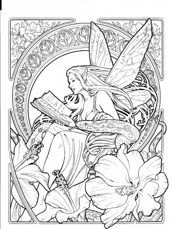 Coloring Pages : Pin By Brenda Mendenhall On Art Like Fairy ...