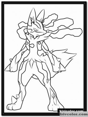 Lucario Free Printable Coloring Pages For Girls And Boys