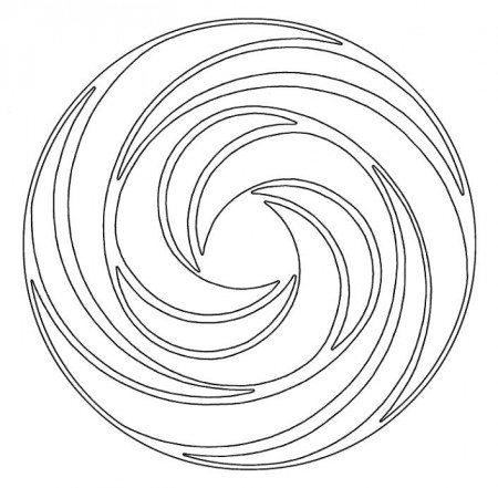12 Pics of Swirl Mandala Coloring Pages - Circle Swirls Coloring ...