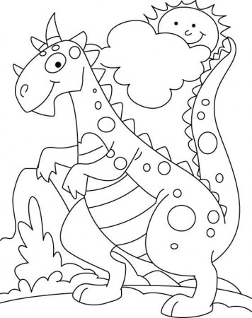 Dinosaur Coloring Pages For Kids - CartoonRocks.com
