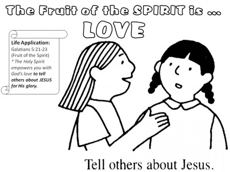 14 Pics of Fruit Of The Spirit Coloring Pages - Fruit of the ...