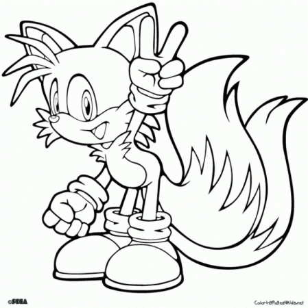 Manual Free Coloring Pages Of Classic Tails, Proficiency Sonic And ...