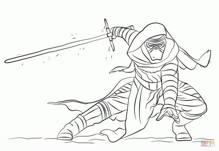 Kylo Ren coloring page | Free Printable Coloring Pages