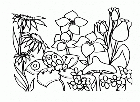 Spring Coloring Pages To Print Nice - Coloring pages