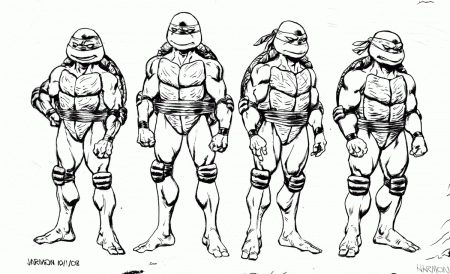 Amazing of Top Teenage Mutant Ninja Turtles Coloring Page #1361