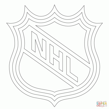 NHL Logo coloring page | Free Printable Coloring Pages