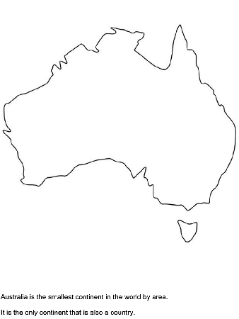 Printable Australia Countries Coloring Pages - Coloringpagebook.com