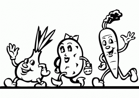7 Pics of Veggie Coloring Pages - Vegetable Coloring Pages ...