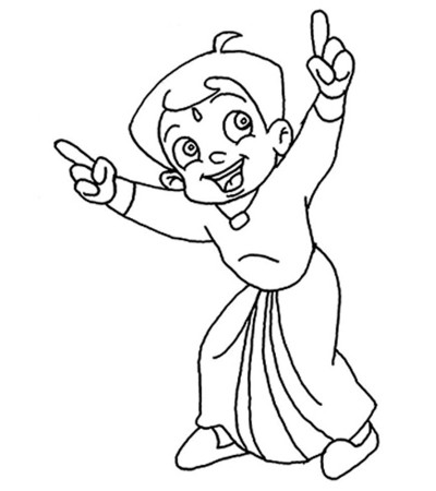Top 25 Free Printable Chota Bheem Coloring Pages Online