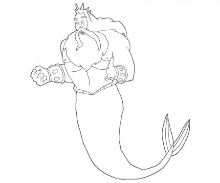 King neptune coloring pages