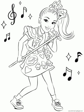 JoJo Siwa Coloring Pages - GetColoringPages.com