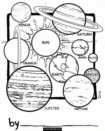 Space Pictures For Kids To Color Planets In Our Solar System ...