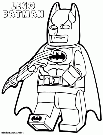 Lego Batman coloring page