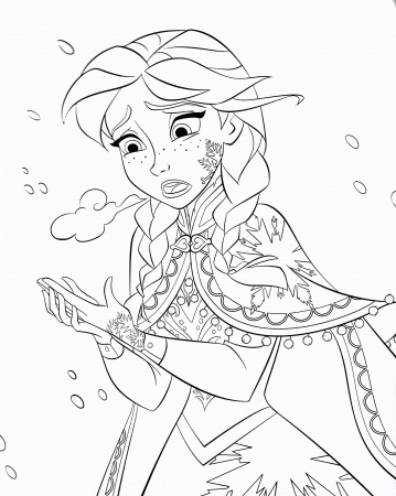 Disney's Frozen Colouring Pages | Cute Kawaii Resources