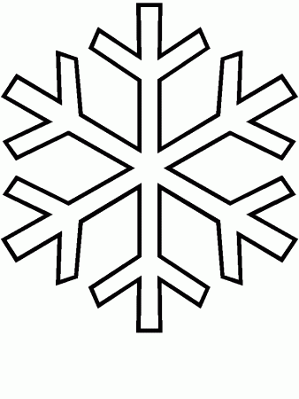 Snowflakes Pictures To Print - Coloring Pages for Kids and for Adults