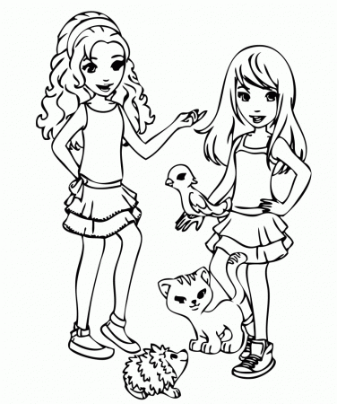 Lego Friends Coloring Pages Mia - Coloring Page