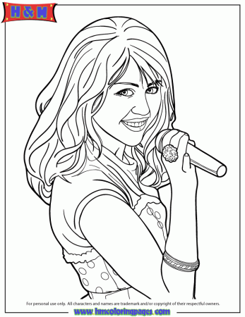 Free Coloring S Of Us Singers Singer Coloring Pages In ...