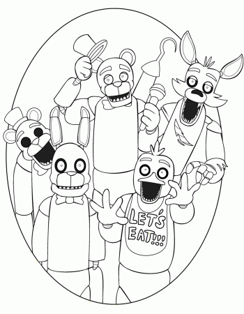 fnaf-coloring-pages-26 - Coloring Pages For Kids