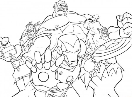 Marvel Superhero Squad Coloring Pages Superhero Coloring Pages ...