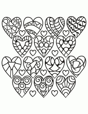 Coloring Pages : Heart Coloring Pages For Adults Image Ideas ...