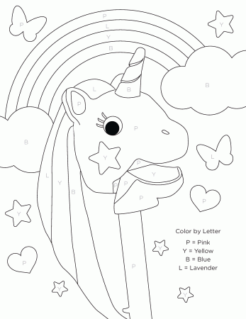Color By Letters Coloring Pages - Best Coloring Pages For Kids