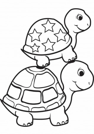 Free & Easy To Print Turtle Coloring Pages - Tulamama