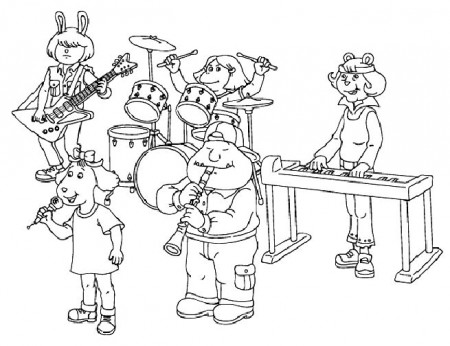 Clarinet Coloring Pages - Best Coloring Pages For Kids | Music coloring,  Music coloring sheets, Coloring pages